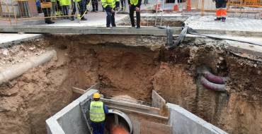La III fase del colector del Carrús acabará en febrero