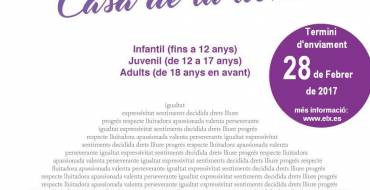 II Certamen Literario de Igualdad de «Casa de la Dona»