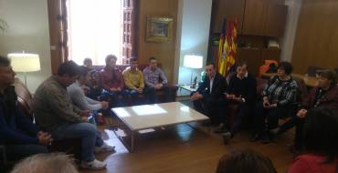 Recepció de l’alcalde a diversos pilots il·licitans