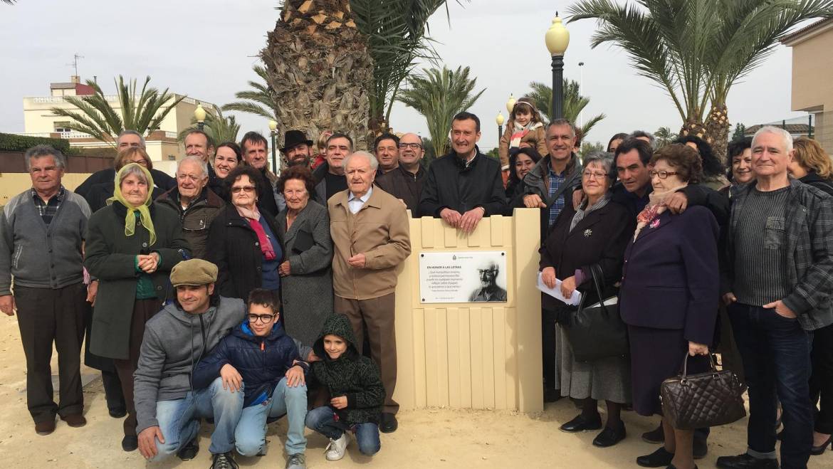 Inauguració del Passeig Antonio Alonso Botella