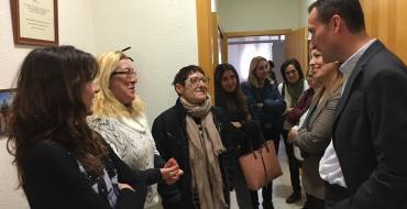 Visita a un piso tutelado por Asfeme