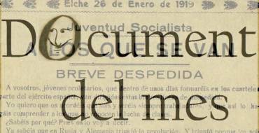 Febrero: «A propósito del centenario de la Revolución Rusa de 1917»