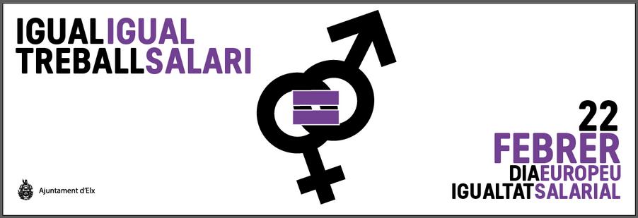 22 de Febrero 2017, Día por la igualdad salarial entre mujeres y hombres.