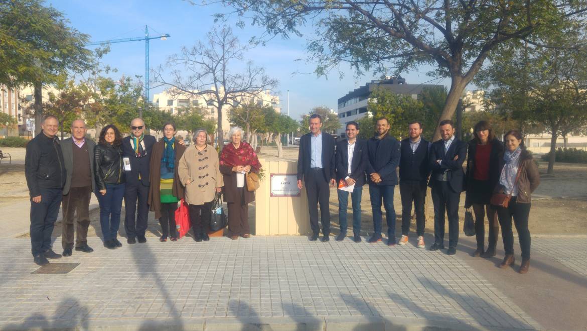 Elche dedica un jardín a Antonio de Zulueta Escolano por su contribución a la conservación del Palmeral