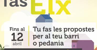 Abierto el plazo de presentación de propuestas del Pressupost Participatiu