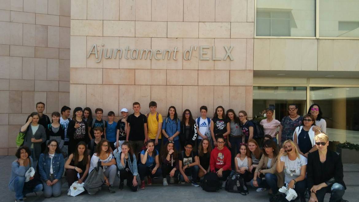 Visita de los alumnos de intercambio
