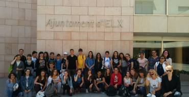 Visita de los alumnos de intercambio