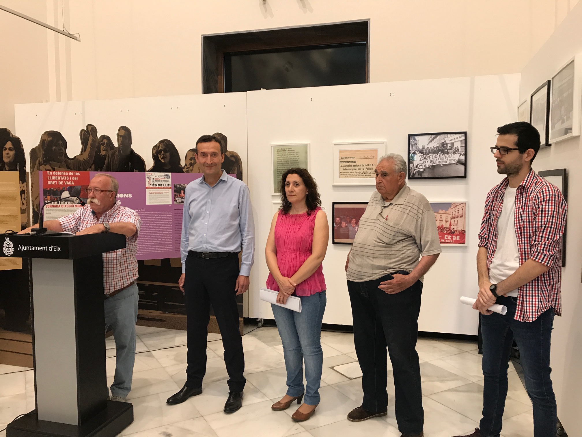 El alcalde reivindica el papel de los sindicatos en la inauguración de ...