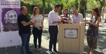 Elche recupera el monumento  a la Pasionaria y le dedica un  jardín en el barrio de Altabix