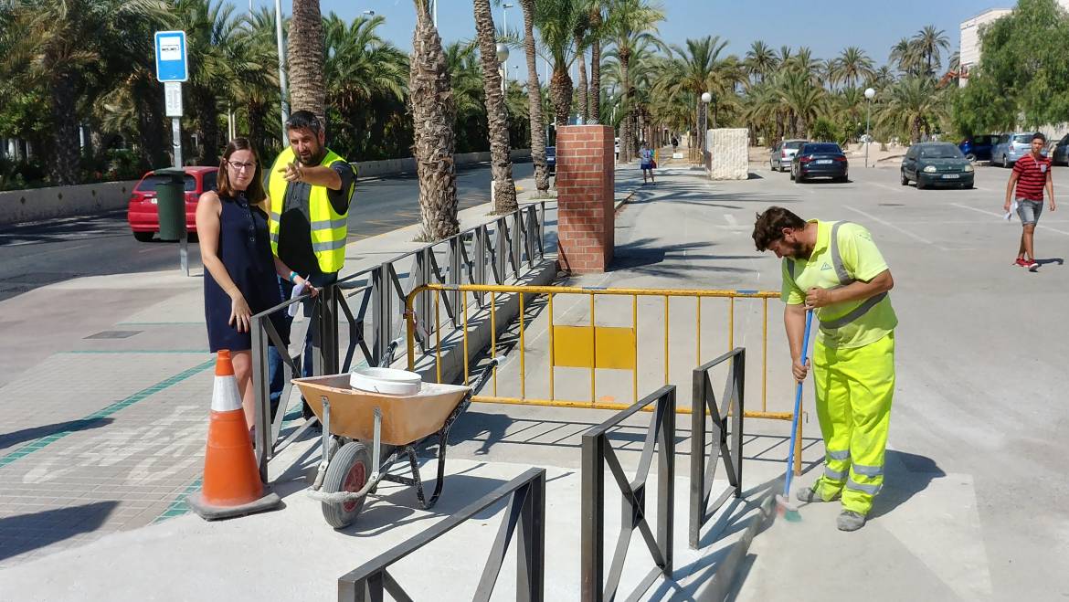 El Ayuntamiento modifica el carril bici de la Avenida del Ferrocarril