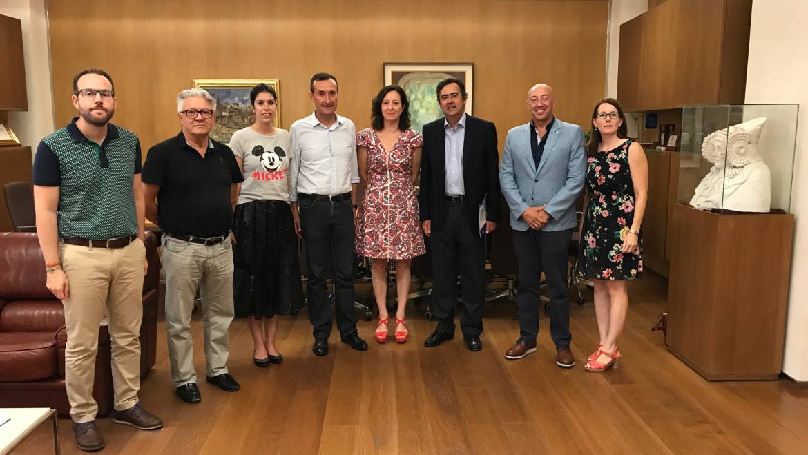 L’alcalde rep la Junta de Govern de l’Entitat Urbanística de Conservació del Parc Empresarial