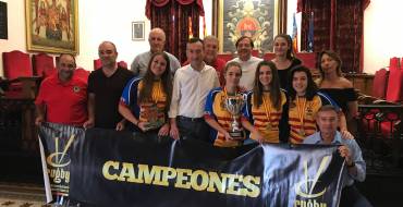 Recepció en l’Ajuntament a la Selecció Femenina Valenciana de Rugbi Sub-18