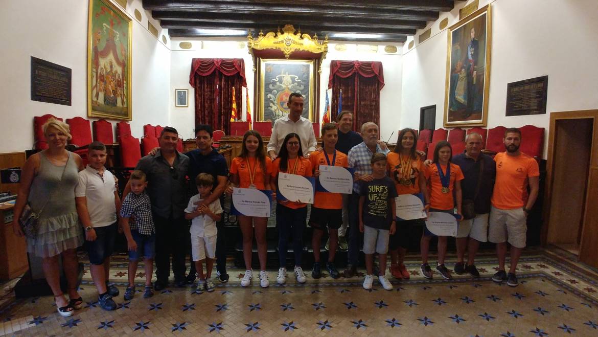 Recepción campeones Elche Club Natación