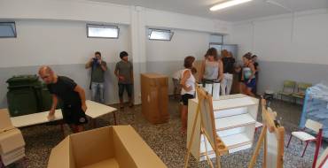 Todo a punto para que comience el curso en el colegio Número 37