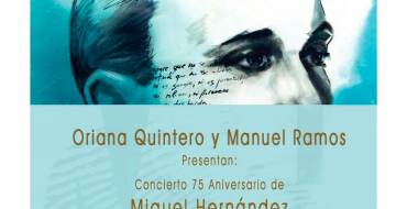 El centro cultural Las Clarisas acoge la presentación del disco de Manuel Ramos “Miguel Hernández Romántico”