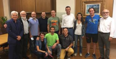 Recepción al alpinista Denis Urubko