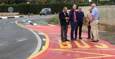 El edil de Urbanismo acompaña al director general de Obras Públicas en su visita a la carretera de Santa Pola para mejorar la seguridad vial de la misma