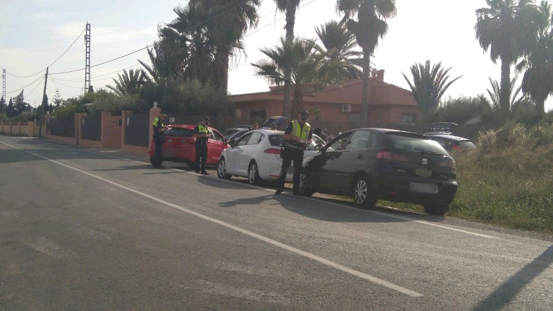 Unidad de Tráfico lleva a cabo controles de velocidad en pedanías