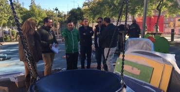 El Ayuntamiento invierte 40.000 euros en nuevos juegos infantiles para la plaza 1º de Mayo