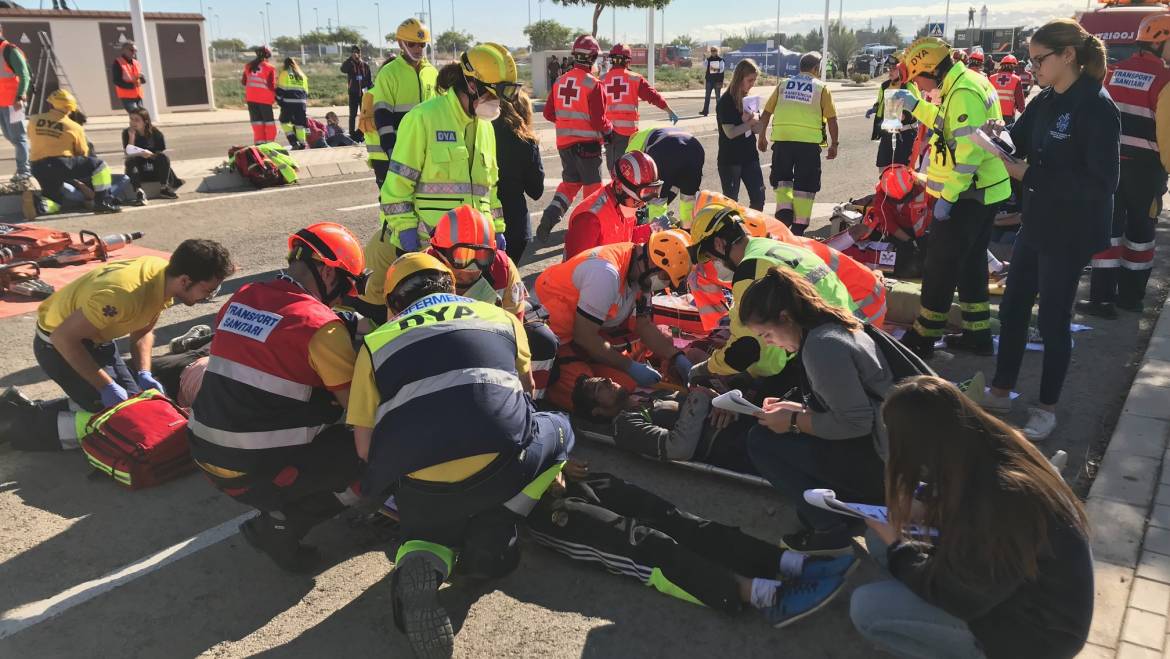 Carlos González: “El simulacre d’accident aeri ens permet avaluar la capacitat de resposta davant un succés d’aquesta envergadura”
