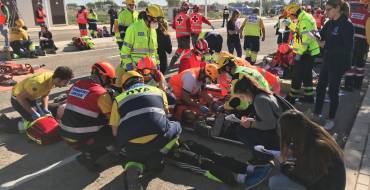 Carlos González: “El simulacro de accidente aéreo nos permite evaluar la capacidad de respuesta ante un suceso de esta envergadura”