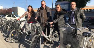 Inaugurada una estación de Bicielx junto al polideportivo de Carrús