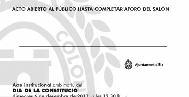 Acto Institucional del Día de la Constitución.