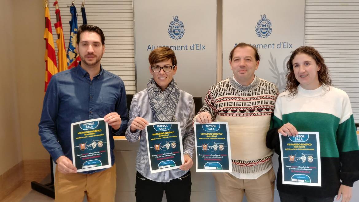 Deportes presenta la VIII edición del partido benéfico de Fútbol Sala entre informadores y equipos femeninos