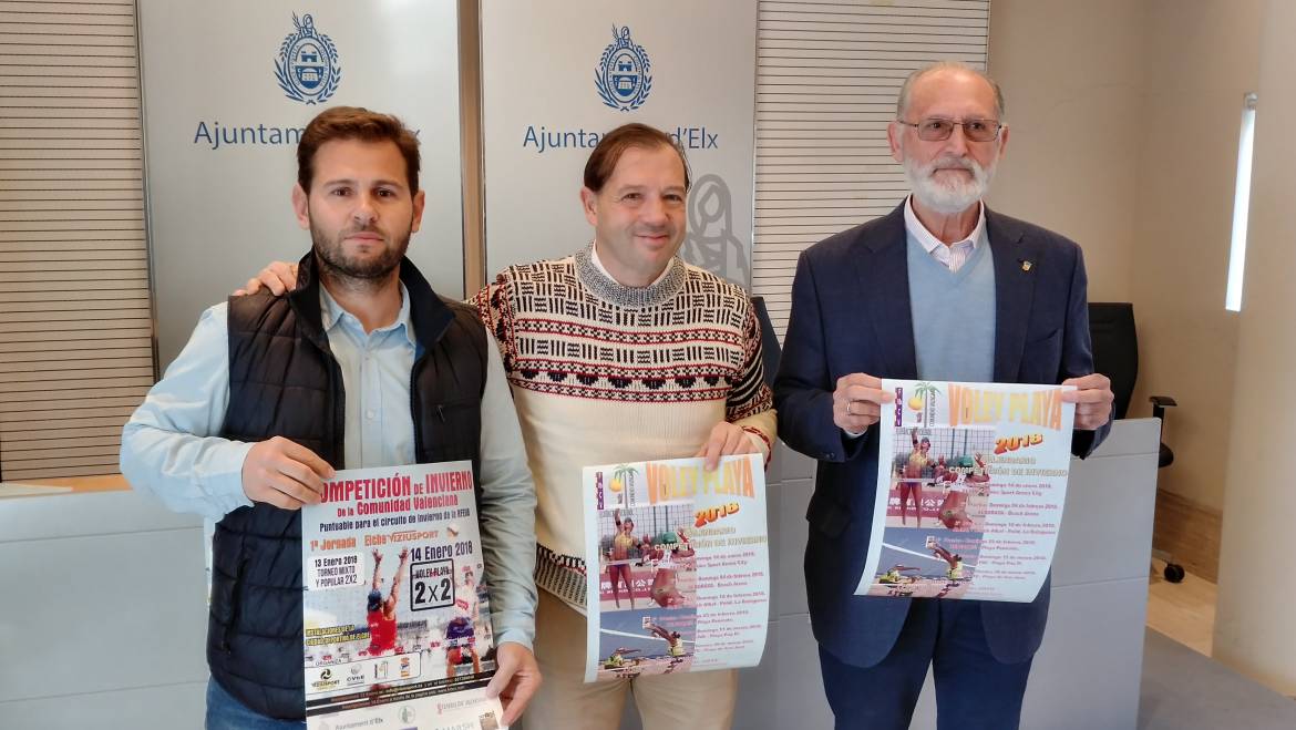 L’Ajuntament presenta la competició d’hivern de voleibol platja de la Comunitat Valenciana