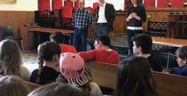 Visita del colegio El Pla al Ayuntamiento