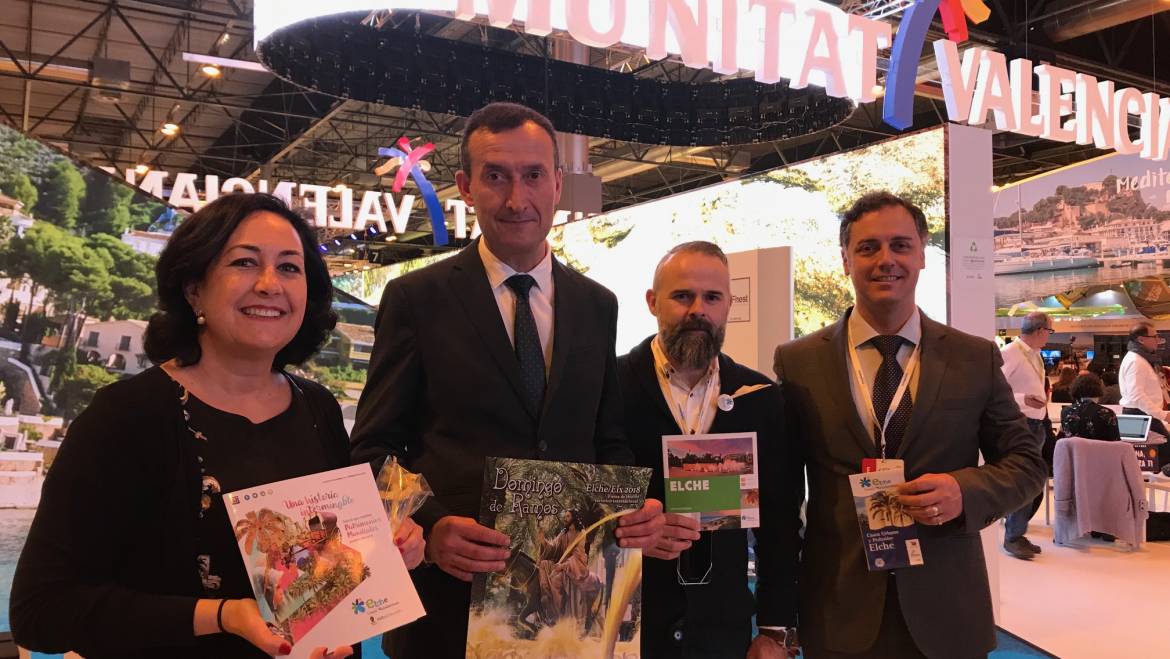 El alcalde de Elche asiste a la inauguración de la Feria Internacional de Turismo