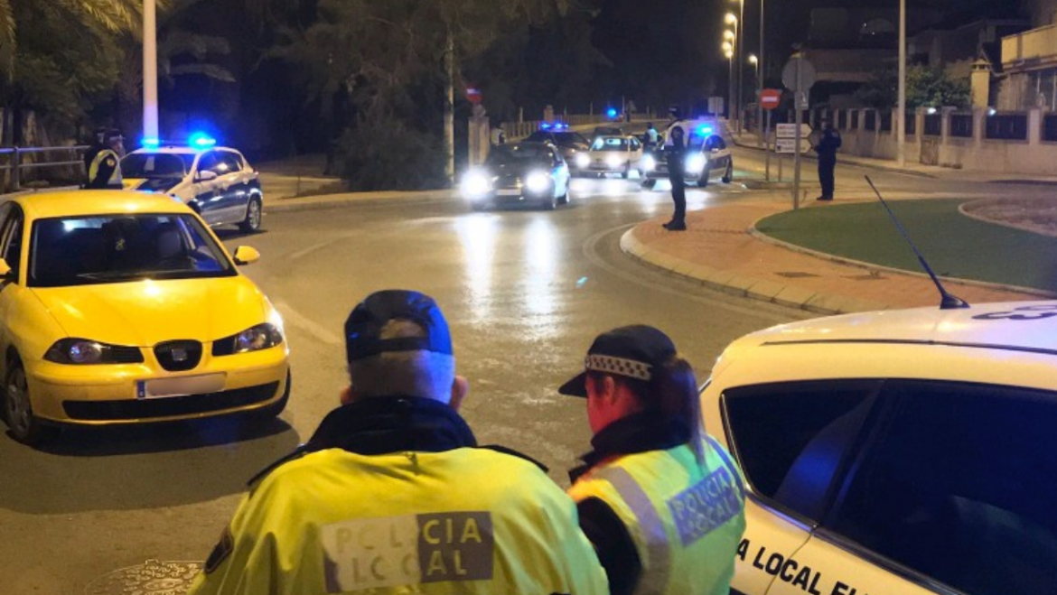 Detenido conductor ebrio y sin permiso con tres reclamaciones judiciales