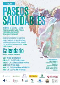 Cartel Paseos Saludables 2018