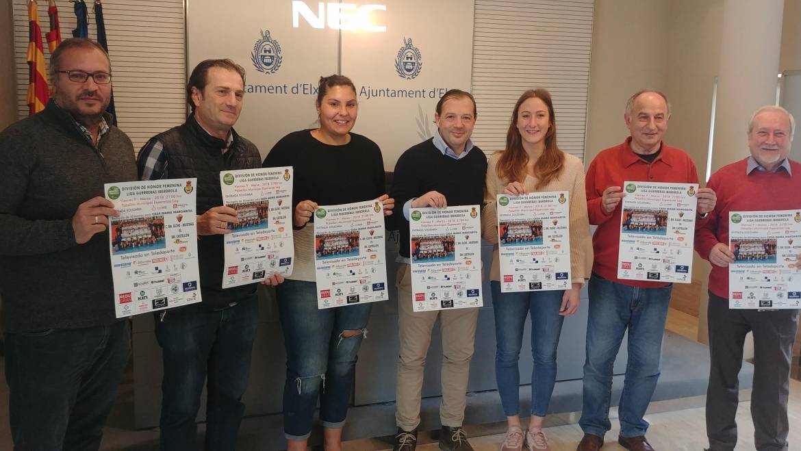 Esports presenta el partit d’handbol femení Elx Mustang – Castelló