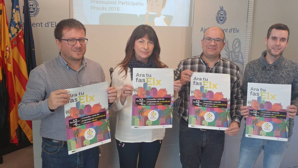 Los ciudadanos pueden presentar sus propuestas para el Pressupost Participatiu del 12 de marzo al 6 de mayo