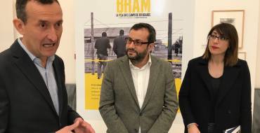 Inauguración de la exposición «Españoles en Bram. La vida en el campo de refugiados»
