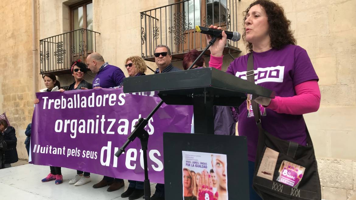 El equipo de Gobierno secunda las concentraciones del Día de la Mujer y apoya sus reivindicaciones