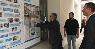 Inaugurada una exposición sobre el colector de aguas pluviales de Carrús