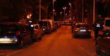 Accidente tras evadir un conductor sin permiso el control policial