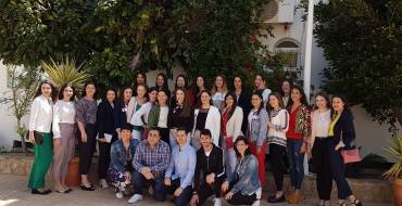 Convivencia de las aspirantes a Reina de las Fiestas y Damas este fin de semana en Mojácar.