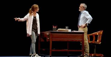 El Gran Teatre recibe a Natalia Sánchez y Fernando Guillén Cuervo con la obra Oleanna de David Mamet
