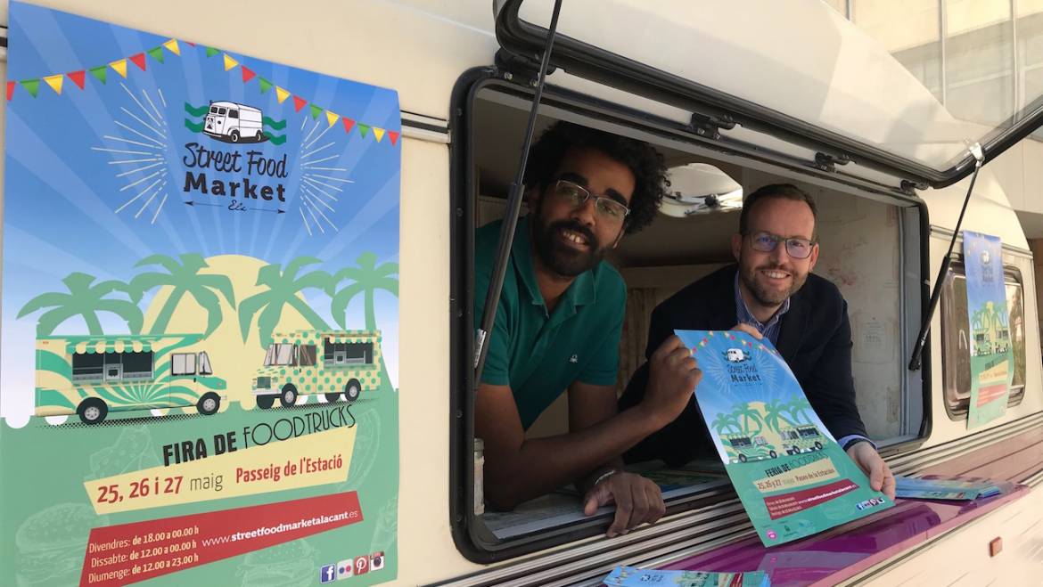 La tercera edición de Elx Street Food Market contará con 22 camiones, furgonetas y caravanas