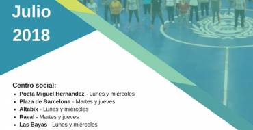 Gimnasia de mantenimiento – Julio 2018
