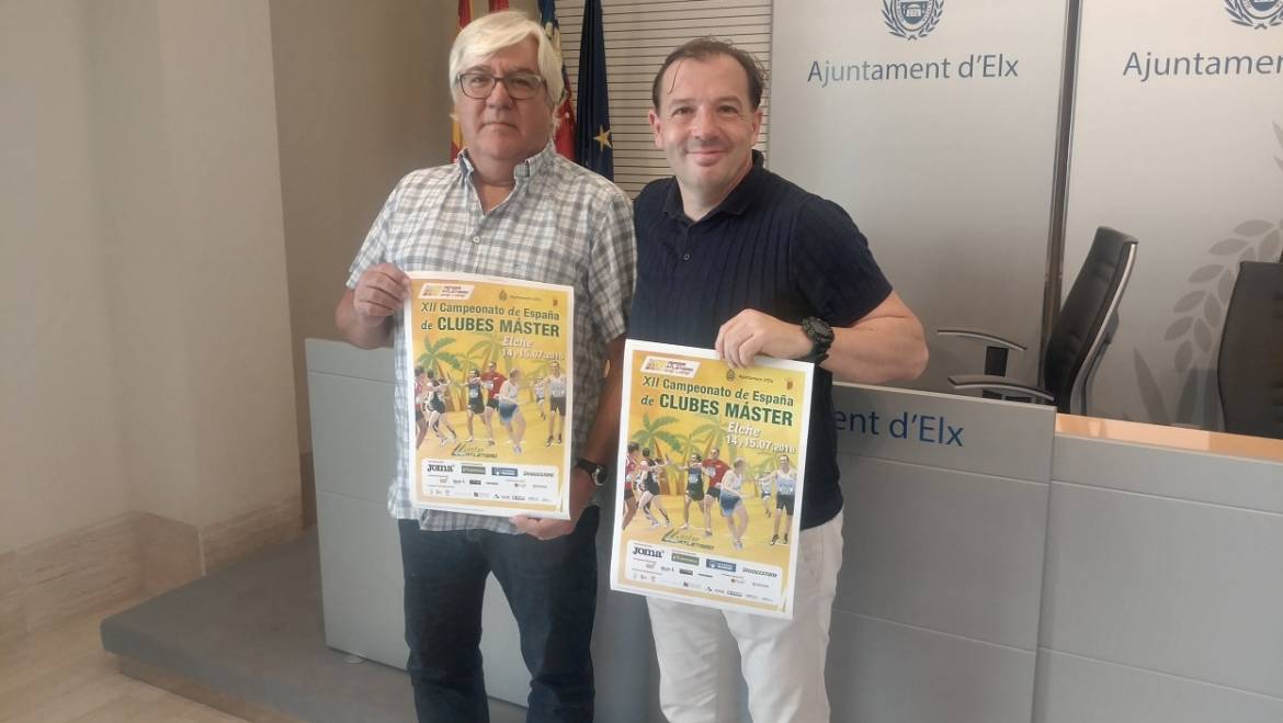 Elche acoge por tercer año consecutivo el Campeonato Nacional de clubes en categoría Máster