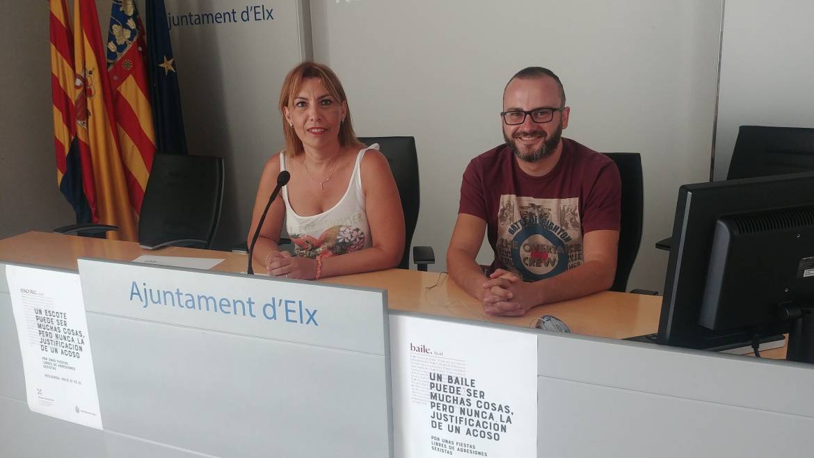 Una campaña que utiliza el significado de las palabras para evitar las agresiones sexistas durante las Fiestas de Agosto