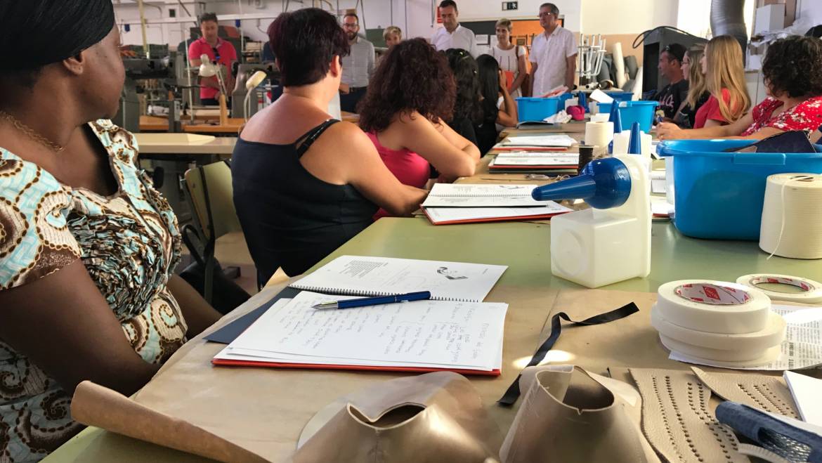 Visita al taller de formació d’enfranquiment