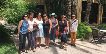 Visitelche presenta la seua oferta turística d’Elx a un grup de professors/es americans/es