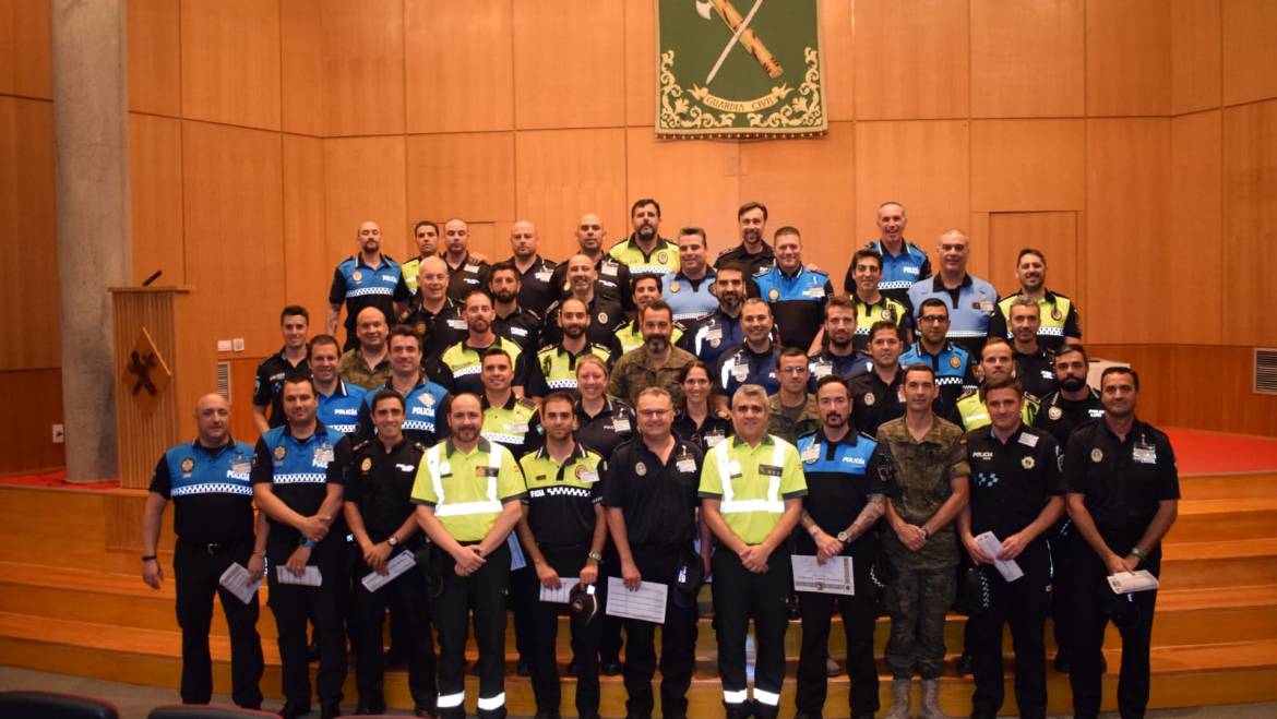 Agents d’Atestats es formen a Mèrida en matèria d’investigació i reconstrucció de sinistres vials