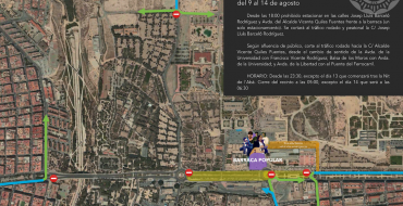Horarios y desvíos previstos para la Barraca Municipal