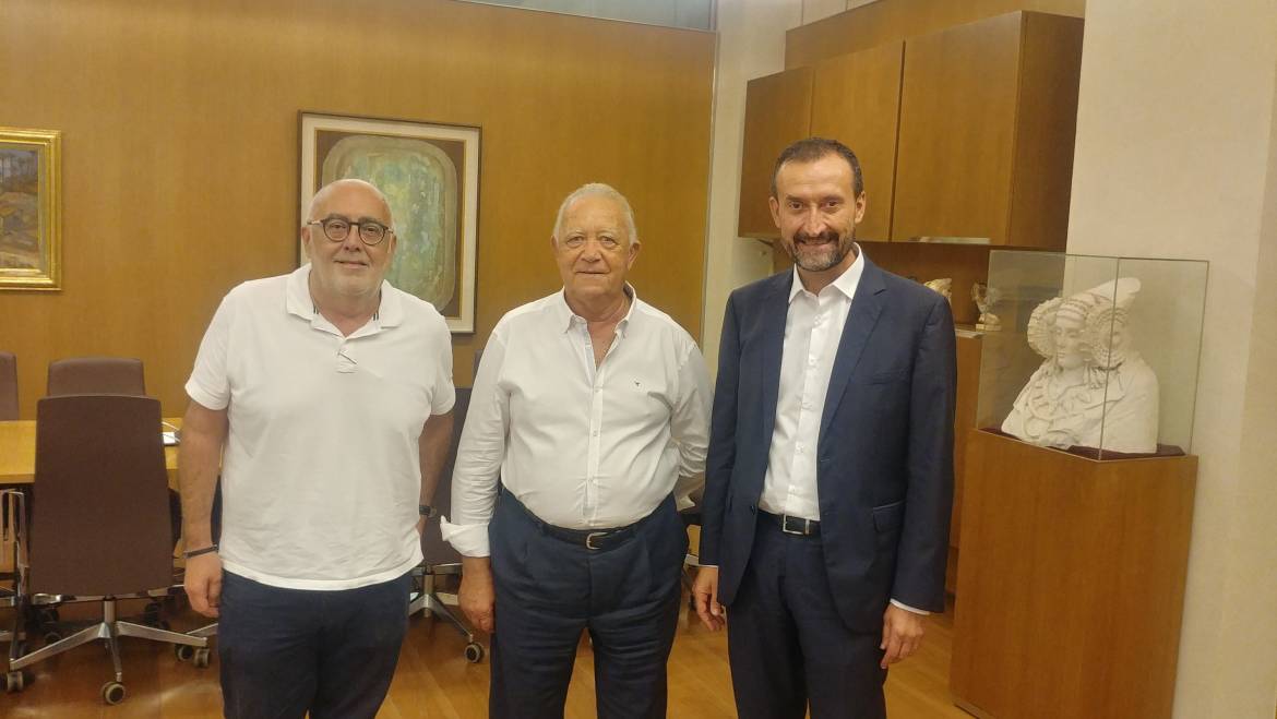 Recepción al presidente de la Junta Mayor de Cofradías